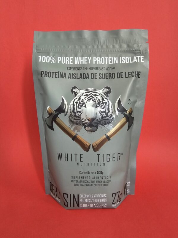 20240705_120643 Proteína Aislada de suero de leche White Tiger 100% Isolatada Isolated Whey Sabor vainilla